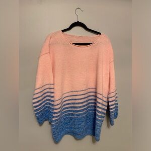 Handmade Knit Womens Sweater- size large- XL